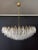 Murano Glass 185 Transparent Glass Chandelier For Sale - Image 9 of 11