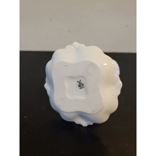 Vintage Austrian Porcelain Hatpin Holder For Sale - Image 9 of 13