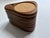Mid 20th Century Scandinavian Teak & Cork Coasters With Stand - 8 pcs For Sale - Image 9 of 14