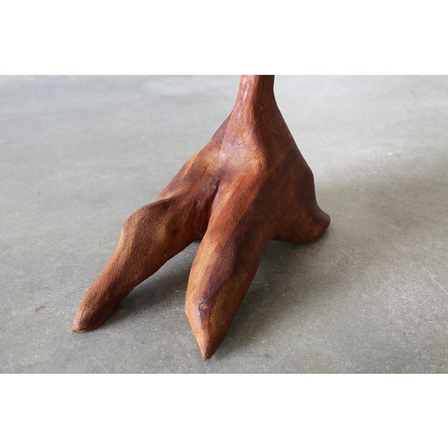 1960s Studio Craft Wilted Flower Fantastical Sculpture After Wendell Castle For Sale - Image 6 of 11