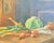 Fernand Blondin, Vegetables, Oil on Canvas For Sale - Image 11 of 11
