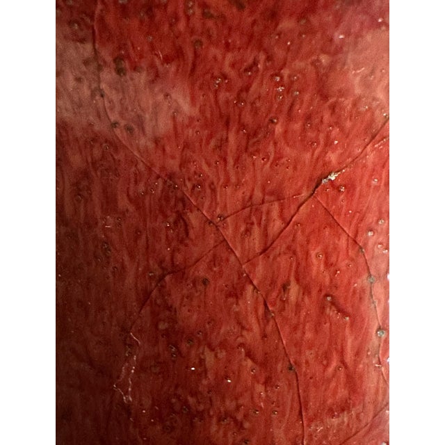 Pair 19th Century Chinese Flambe Oxblood Porcelain Table Lamps For Sale - Image 13 of 18