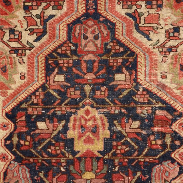 Antique Malayer Rug in Wool For Sale - Image 3 of 11