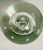 6” Large Controlled Bubbles paperweight in clear glass. Rare collectible