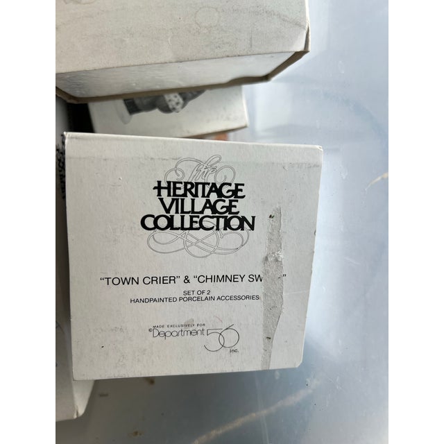 Huge Collection of Vintage Christmas Heritage Village Collection Ceramic Designs. Garfield Christmas Houses Bonus- Set of 10 For Sale - Image 4 of 11