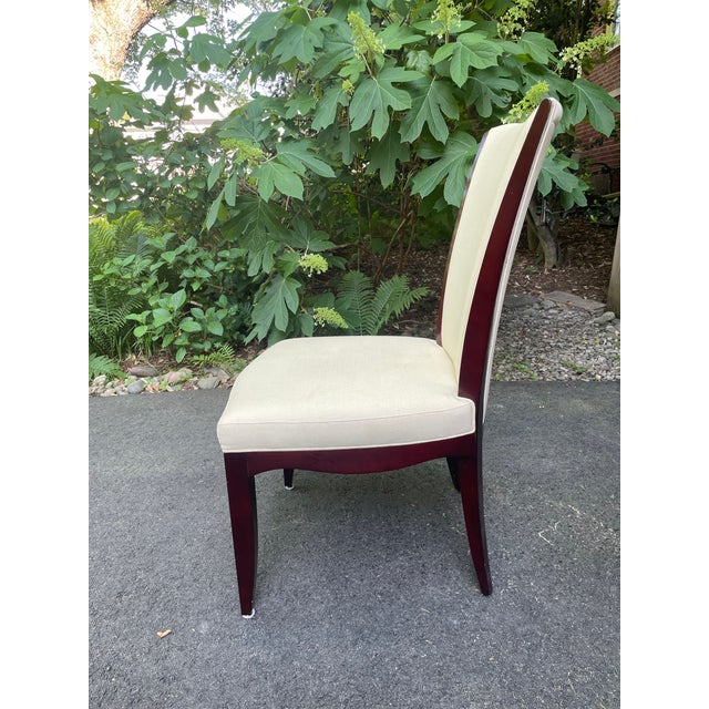 Brown Mahogany Dining Set Designed by Barbara Barry for Baker Furniture For Sale - Image 8 of 12