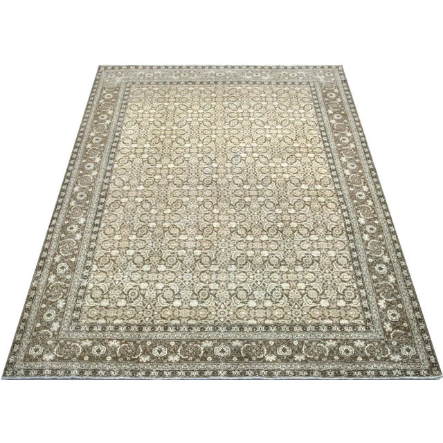 1940s 1940s Persian Tabriz Rug For Sale - Image 5 of 7