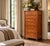 19th Century French Faux Bamboo Semainier Commode–Seven-Drawer Pine Chest For Sale - Image 11 of 11