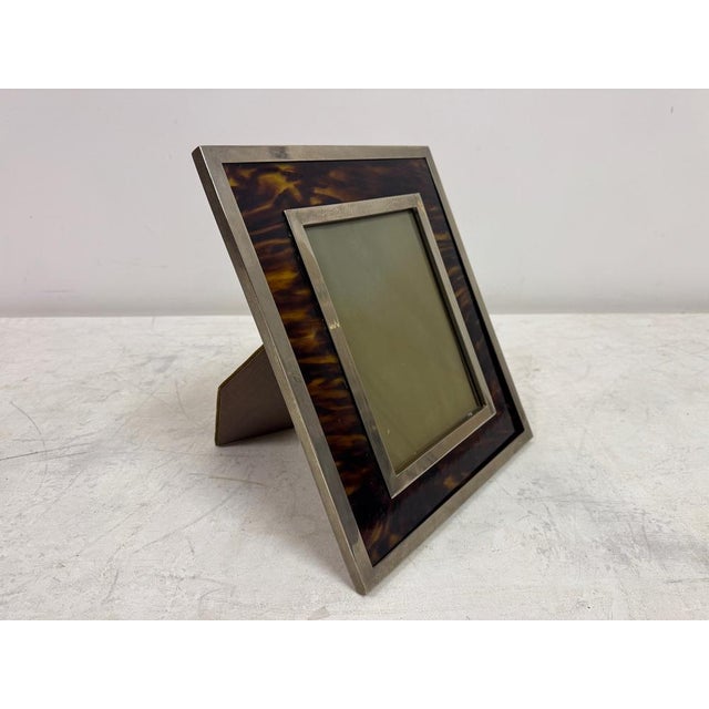 Vintage Italian Photo Frame by Gabriella Crespi, 1970s For Sale - Image 6 of 11