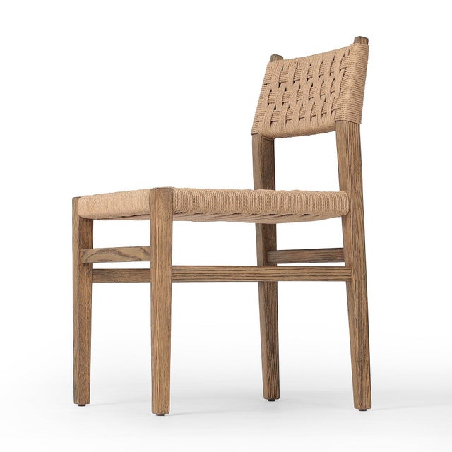 Ecru Four Hands Hamlin Dining Chair - Double Twisted Paper Cord For Sale - Image 8 of 10