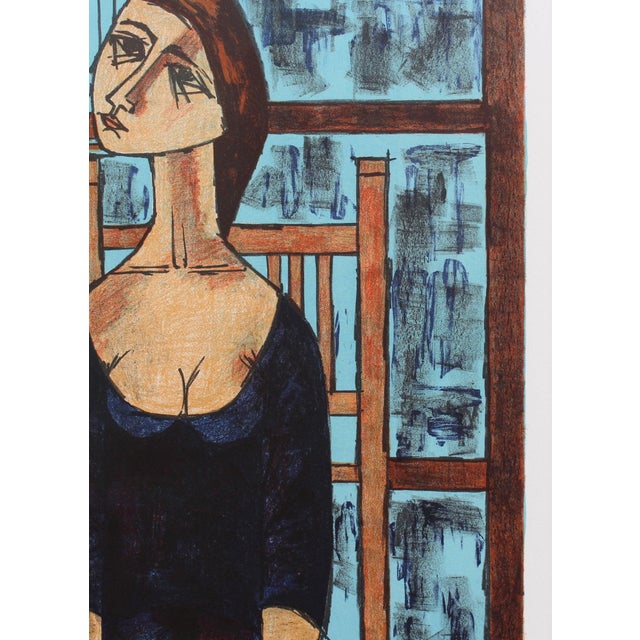 Vicenç Caraltó, Melancholic Muses VI, 1960s, Lithograph For Sale - Image 6 of 14