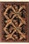 Shabby Chic 1990's Trellis Abusson Pak-Persian Black/Gold Wool Rug - 3'0'' X 4'11'' For Sale - Image 9 of 9