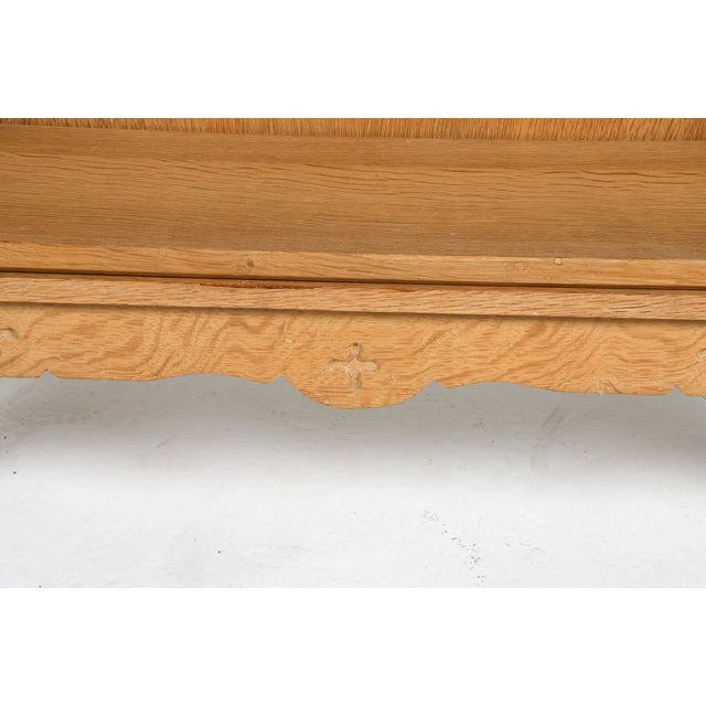 1970s Danish Oak Bookcase in the Style of Henning Kjærnulf For Sale - Image 9 of 9