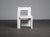 A distinctive asymmetrical wooden chair from the netherlands, dating from the 1970s. The design is clearly inspired by...