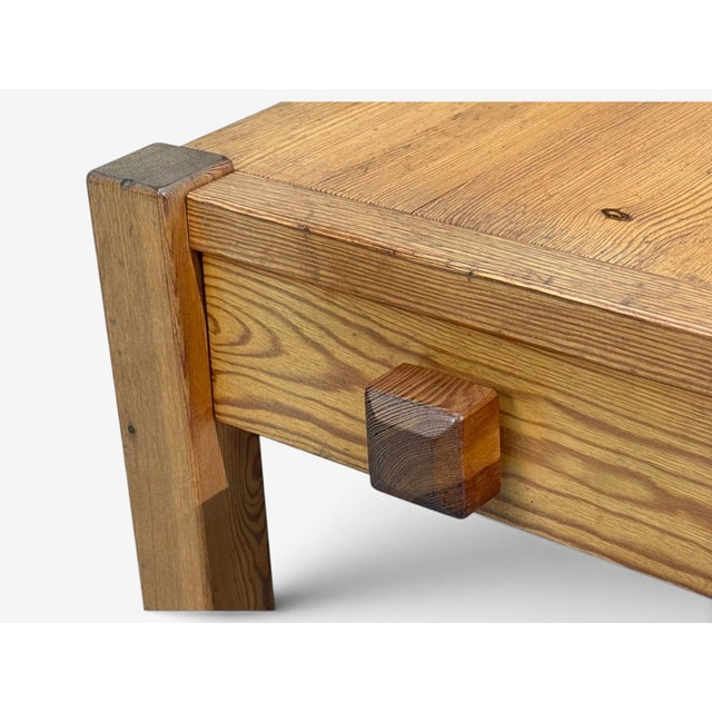 Swedish Modern, Nightstands, Pine, Leather, Sweden, 1970s For Sale - Image 9 of 13