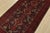 An authentic vintage tribal Baloch rug hand-knotted with fine wool and natural dyes. This rug features geometric...