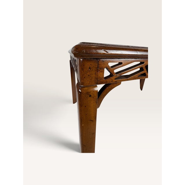 Mid Century Chinese Chippendale Fretwork Cocktail Table For Sale - Image 13 of 18