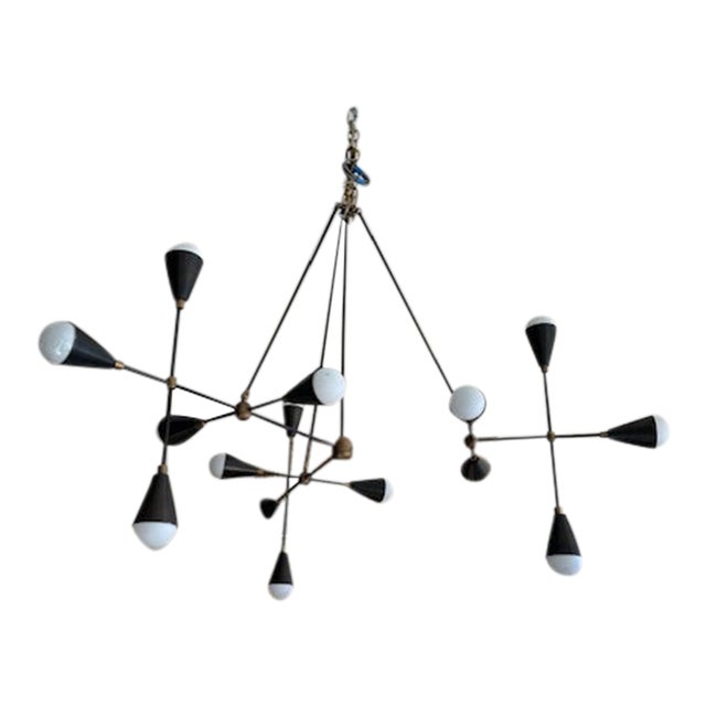 Apparatus Triad 15 Light Fixture Chairish