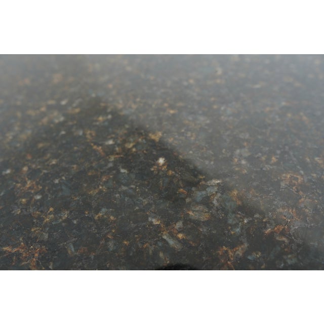 Vintage Marble-Top Table With Metal Base For Sale - Image 14 of 14