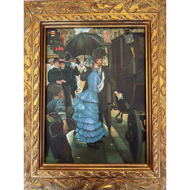 Tissot James Jacques, After the Bridesmaid La Femme Paris, 1890s, Oil Painting For Sale - Image 7 of 13