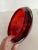 Red Glass Bowl For Sale - Image 9 of 10