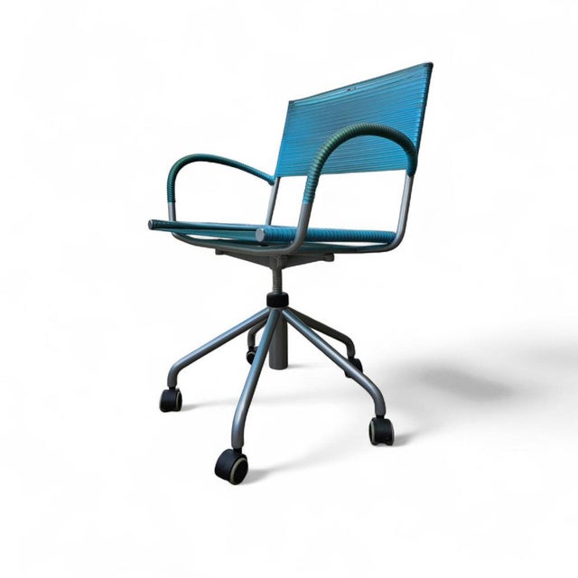 Metal Vintage Italian Dining Chairs by Tito Agnoli for BBB Bonacina, 1990s, Set of 4 For Sale - Image 7 of 11