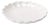 White Scalloped Stoneware Dinner Plate (Set of 2) For Sale
