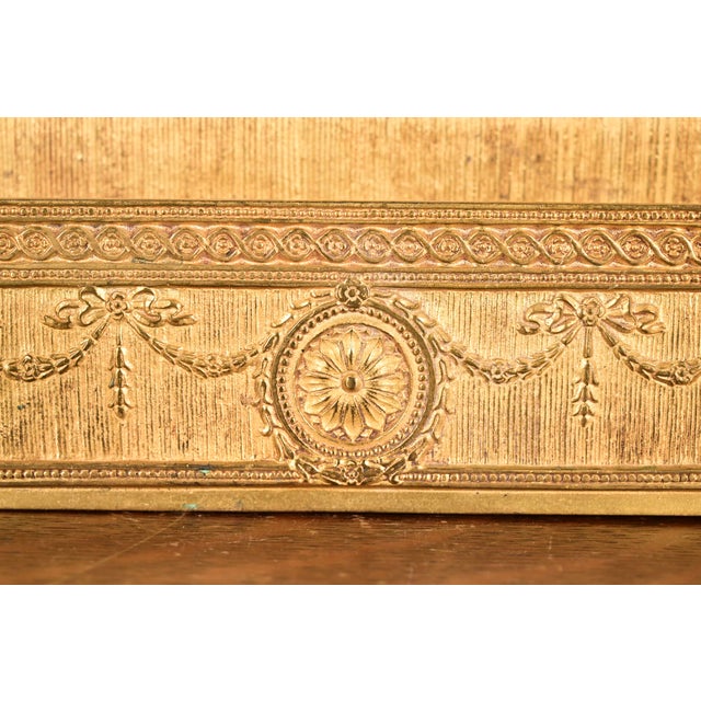 Tiffany Studios New York Adam Pattern Bronze Doré Letter Rack For Sale - Image 9 of 15