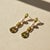 Not Yet Made - Made To Order Peridot & Pearl Drop Earrings Studs, Silver, Gold, Pair For Sale - Image 5 of 7