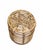 Mid-Century Modern Vintage Cylindrical Rattan and Bamboo Stool attributed to Tito Agnoli, 1960s For Sale - Image 3 of 6