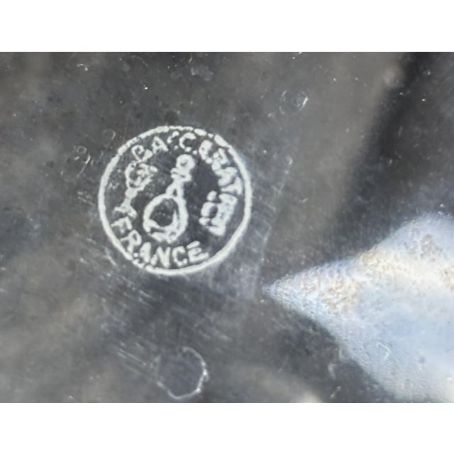 Transparent Mid 20th Century Mid-Century Modern Baccarat Ship's Decanter and Stopper France For Sale - Image 8 of 8