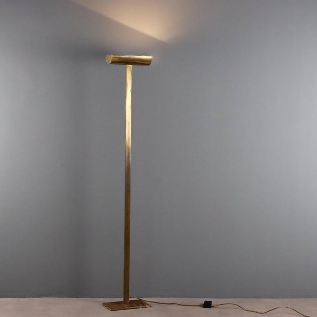 Vintage Floor Lamp in Brass, 1980s For Sale - Image 11 of 11
