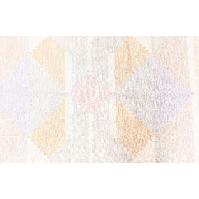 Off-white Vintage Swedish Rug by Agda Österberg Doris Leslie Blau For Sale - Image 8 of 9