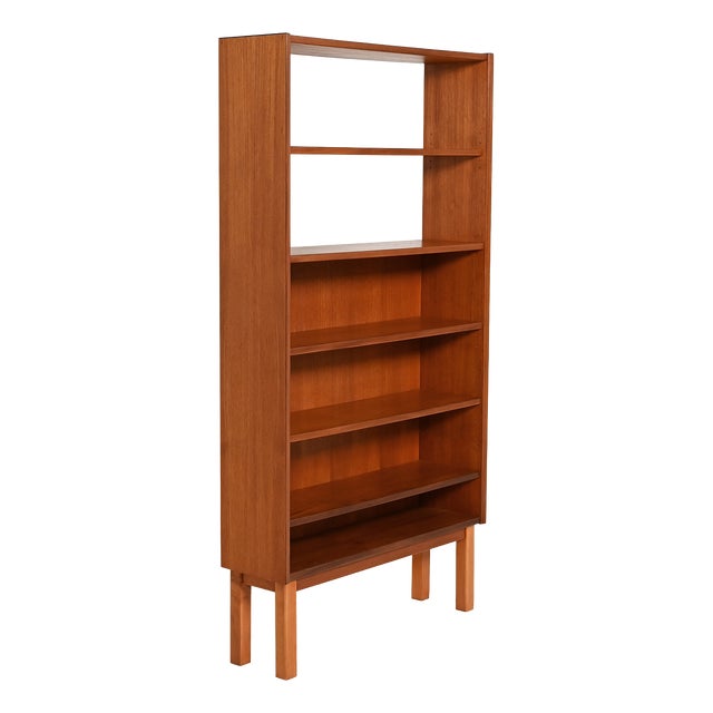 Vintage Scandinavian Teak Bookcase, 1960s For Sale