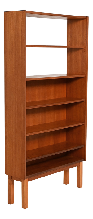 Vintage Scandinavian Teak Bookcase, 1960s