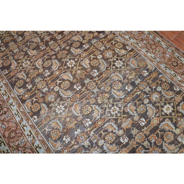 Early 20th Century Brown Persian Malayer Corridor Rug - 6'10" x 17' For Sale - Image 9 of 10