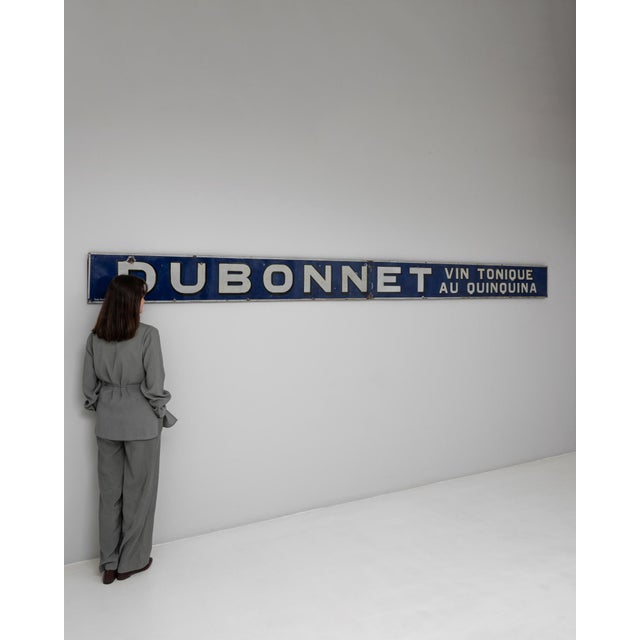 20th Century French Dubonnet Tonic Wine Metal Sign For Sale - Image 18 of 18