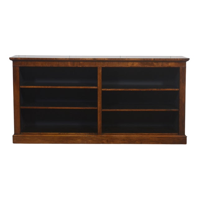 Rosewood Open Bookcase, 19th Century For Sale