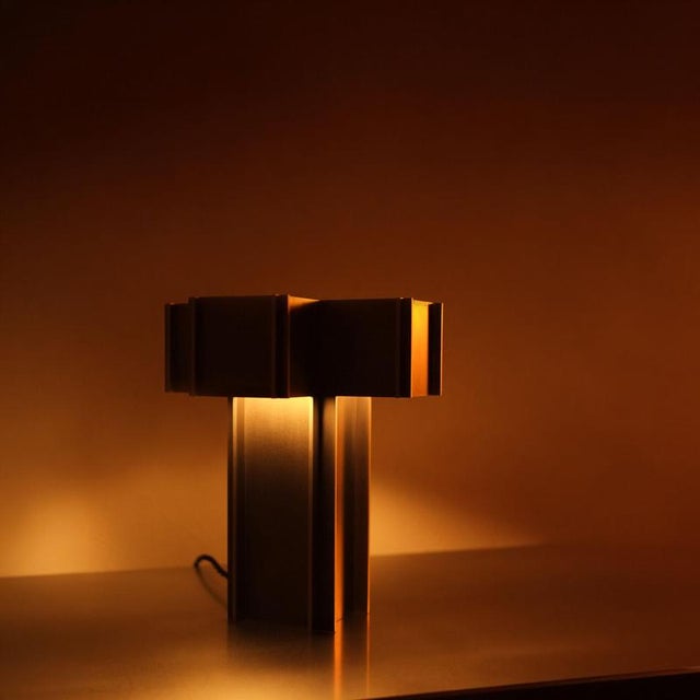 The Writers Beacon Aluminium Table Lamp by Bureau of Entropy For Sale - Image 9 of 10