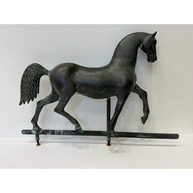 Art Deco Vintage Hackney Horse Weathervane For Sale - Image 3 of 9