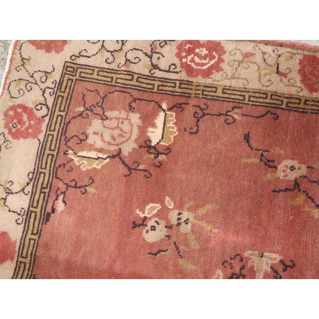 Burgundy Galerie Shabab Collection Mid-20th Century Turkish Anatolian Accent Rug For Sale - Image 8 of 10