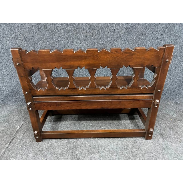 Arts & Crafts Style Bench For Sale In Philadelphia - Image 6 of 10
