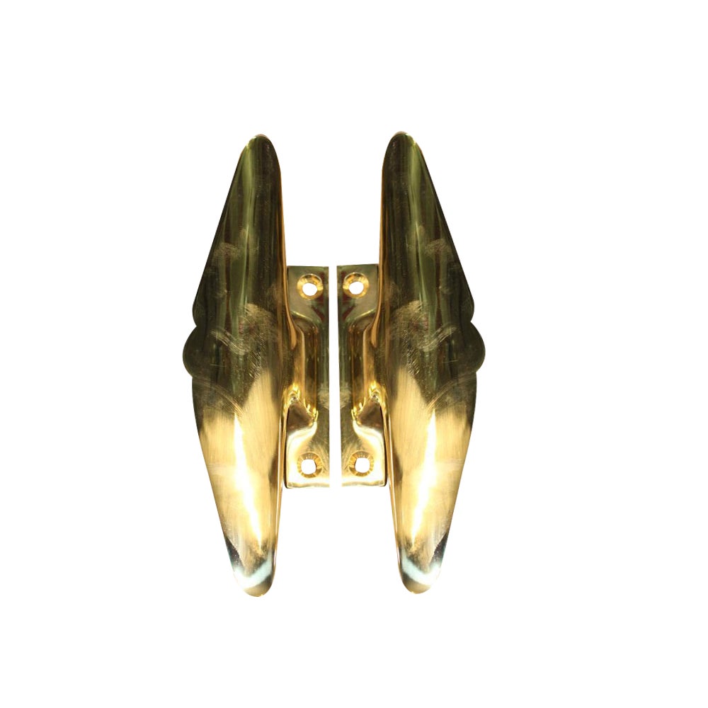 Mid-Century Italian Handles in Brass, 1950s, Set of 2 | Chairish