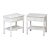 1960s Bamboo Painted Nightstands, Pair For Sale