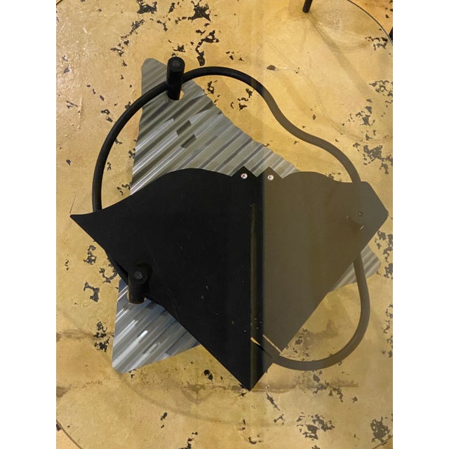 Silver Mid 20th Century Vintage Dia (Design Institute of America) Side Table and Cocktail/Coffee Table Set of 2 - Iconic Biomorph Design For Sale - Image 8 of 12