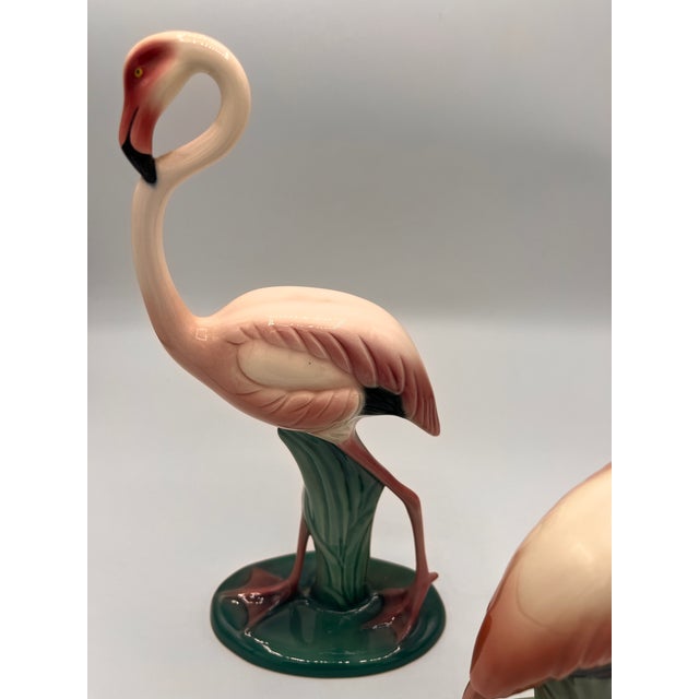 Ceramic MCM Will-George Pasadena Flamingo Figurine Duo For Sale - Image 7 of 8