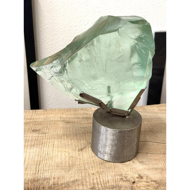 Late 20th Century Suzanne Regan Pascal Slag Glass Sculpture For Sale - Image 11 of 14