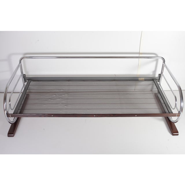 Bauhaus Tubular Chrome Daybed by Hynek Gottwald for Kovona, 1950s For Sale - Image 9 of 16