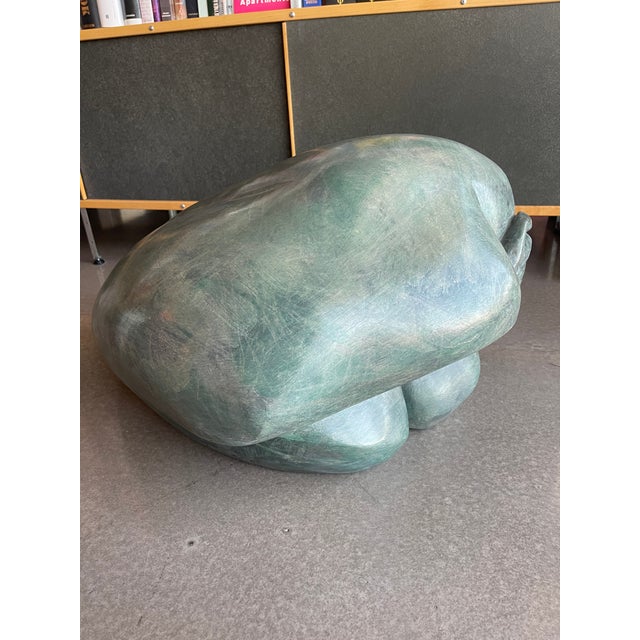 Plastic Postmodern Signed Biomorphic Cubist Sculpture Large For Sale - Image 7 of 12