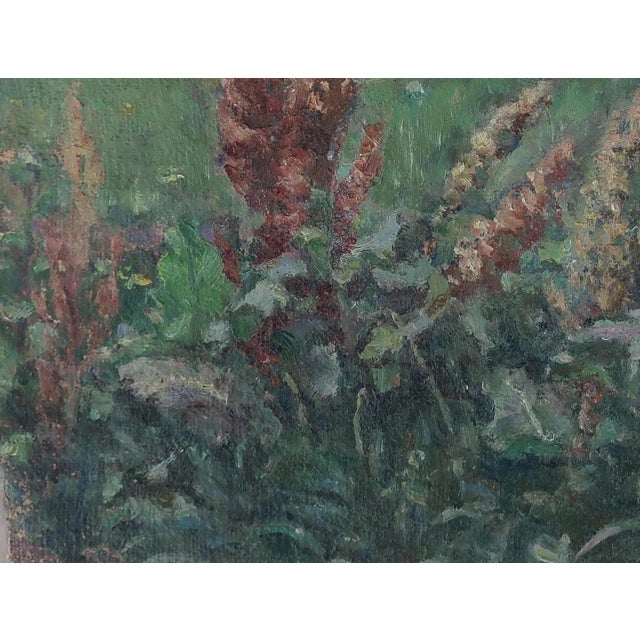 1970s Ukrainian Impressionism Oil Painting, Rural Landscape For Sale - Image 5 of 6
